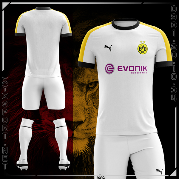 Mẫu Áo Đấu Dortmund Sân Khách 2015-2016