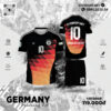 Mẫu Áo Đội Tuyển Germany Training Kit Màu Đen Nổi Bật