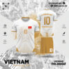 Bộ Quần Áo Thể Thao VIETNAM Training Kit Màu Trắng